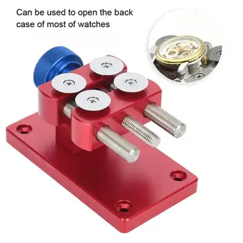 

Professional Red Watch Bezel Opener Removal Tool Workbench Back Case Opener Watch Repair Tool Accessory for watchmaker Repairer