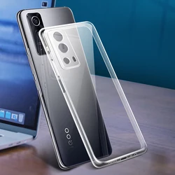Premium Ultrathin Transparent Phone Case with Camera Protection for VIVO Y72 5G (Clear)