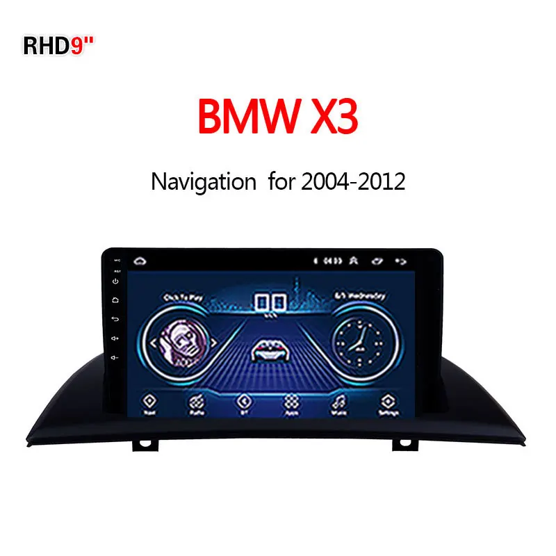 Lionet gps навигация для автомобиля BMW X3 2004-2012 9 дюймов RB1002X - Размер экрана, дюймов: WIFI 1G16G