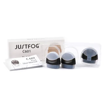 

Justfog C601 Pod Cartridge 3 -12pcs Clearomizer for Justfog C601 Starter Vape Pen Kit 1.7ml Capacity Top Refill Pod 1.6ohm Coil