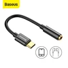 Baseus Type C to 3.5mm Earphone Jack AUX USB C Cable Headphones Adapter 3.5 Jack Audio cable For Huawei P20 Xiaomi Mi 10 ► Photo 1/6