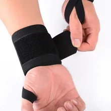 Тепло для тяжелой атлетики штанги тренировочная обмотка Эластичный регулируемый уретан эластичное волокно нарукавник бинт ткань Спортивная Wristgu