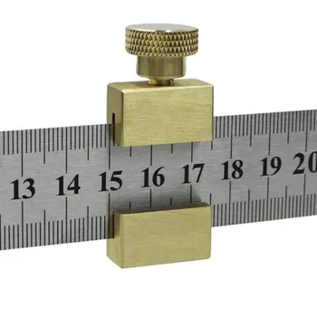

Adjuster 300mm Brass Position Block Stop Locator Positionig Woodworking Tool Kit