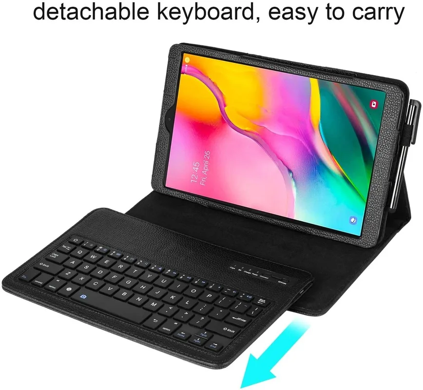 Keyboard Case for Samsung Galaxy Tab A 9.7 SM-T550 SM-T555 SM-P550 Wireless  Bluetooth Keyboard Cover Leather Shell+Keyboard+Film - AliExpress