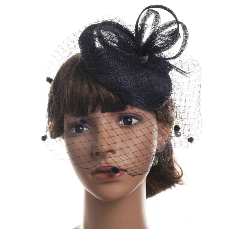 

Elegant White Black Tulle Cap Bird Cage Wedding Accessories Veil Bridal Birdcage Wedding Veils Short Bridal Accesories NEW