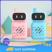 Walkie talkie jouets pour enfants, Interphone électrique, Robot chargeur mignon, portable, jouets interactifs, éducation Parent enfant