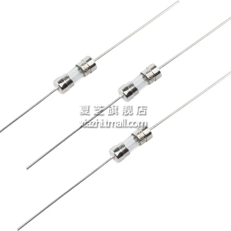 5*20mm Axial Glass Fuse Fast Blow 250V With Lead Wire 10PCS F 1A 2A 3A 5A 6.3A 8A 10A 12A 12.5A 6*30mm 15A The Fuse Tube car fuses