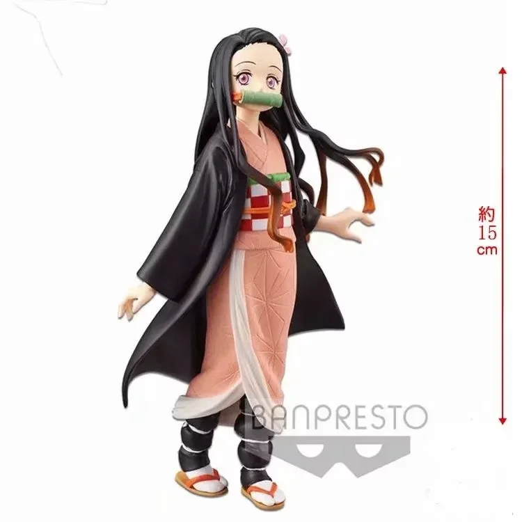 Demon Slayer PVC Action Figures Tanjirou Nezuko Anime Kimetsu no Yaiba Figurine Model Toys