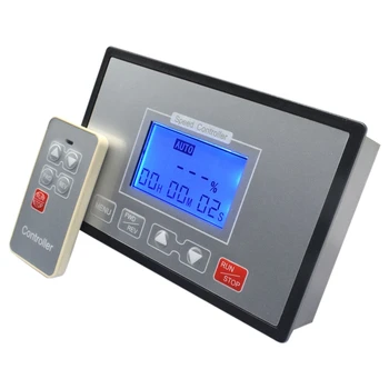 

PWM DC Motor Speed Controller LCD Smart Digital Display 0-100% Adjustable 60A Timing Reversible Remote Control 10V-55V