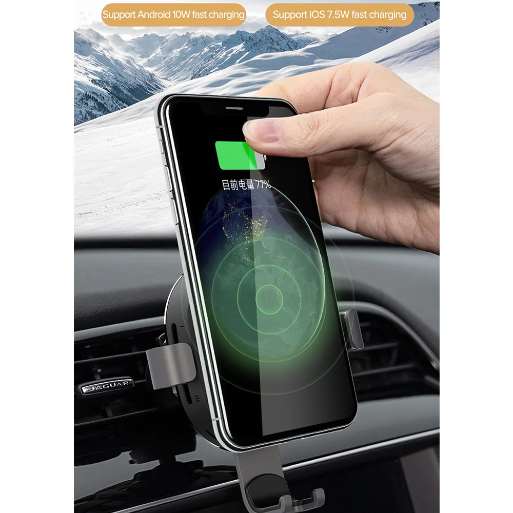 

Xiaomi Mijia 70mai wireless car Fast charging mobile phone holder for iPhone Samsung smart sensor fast wireless charger bracket