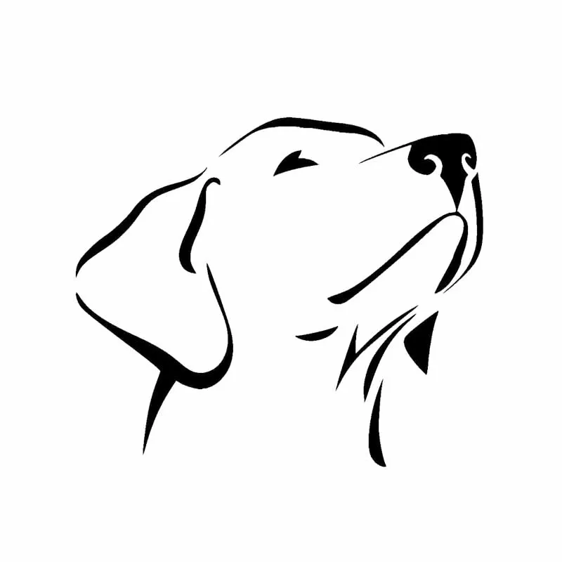 

Funny Labrador Retriever Scratched Shelter Car Sticker Automobiles Motorcycles Exterior Accessories Vinyl Decals