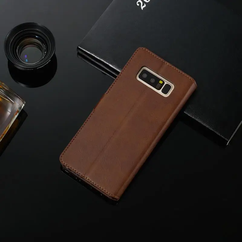 Чехол для телефона Samsung Galaxy Note 8 9 откидной Магнитный кошелек роскошные