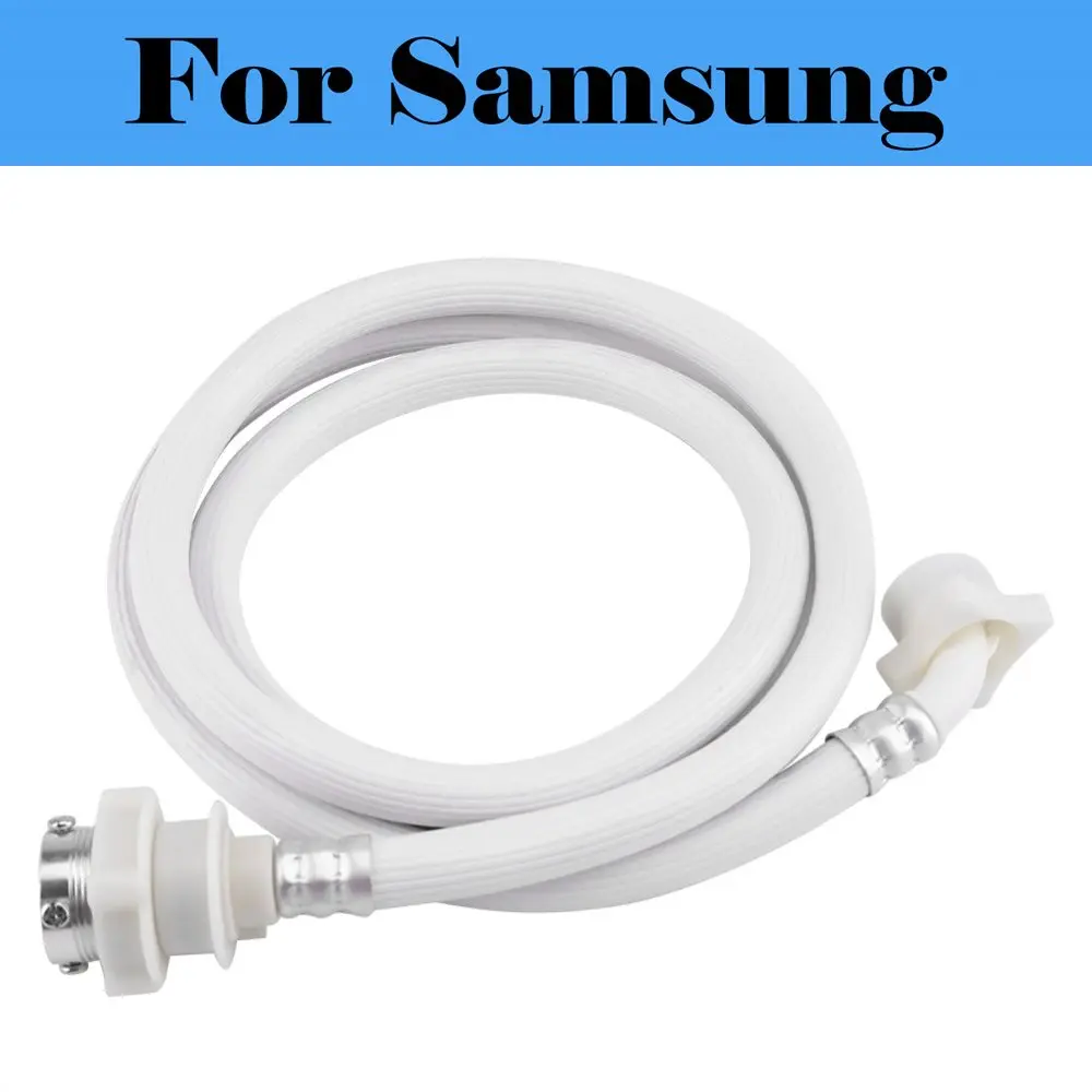 

Washing Washing Machine Water Inlet Hose Washer Pipe Tube Connector White For Samsung WF652U2SHWQ WA80E5LEC/XTL WA60H4300HB/TL