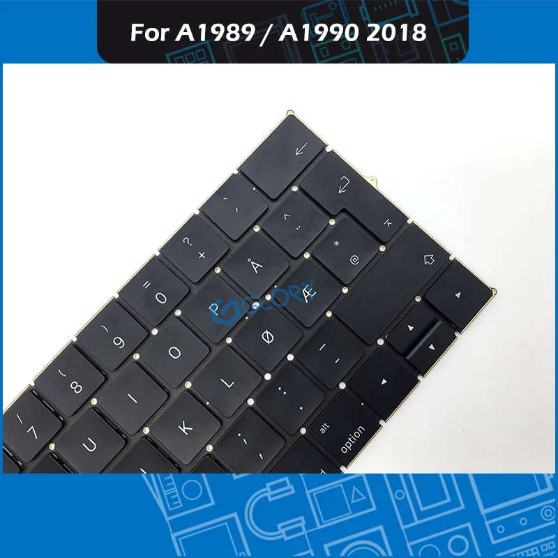 Норвежский стандарт A1989 a90. клавиатура для Macbook Pro retina 1" 15" Mid NO Norway клавиатура на замену