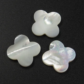 

14*14mm 50 Piece/a lot Four-leaf clover mother of pearl shell wholesale price
