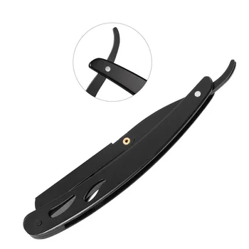 

Folding Straight Razor Straight Edge Barber Shaving Razor Single Edge Shaving Tool Barber Without Blade Stainless Steel