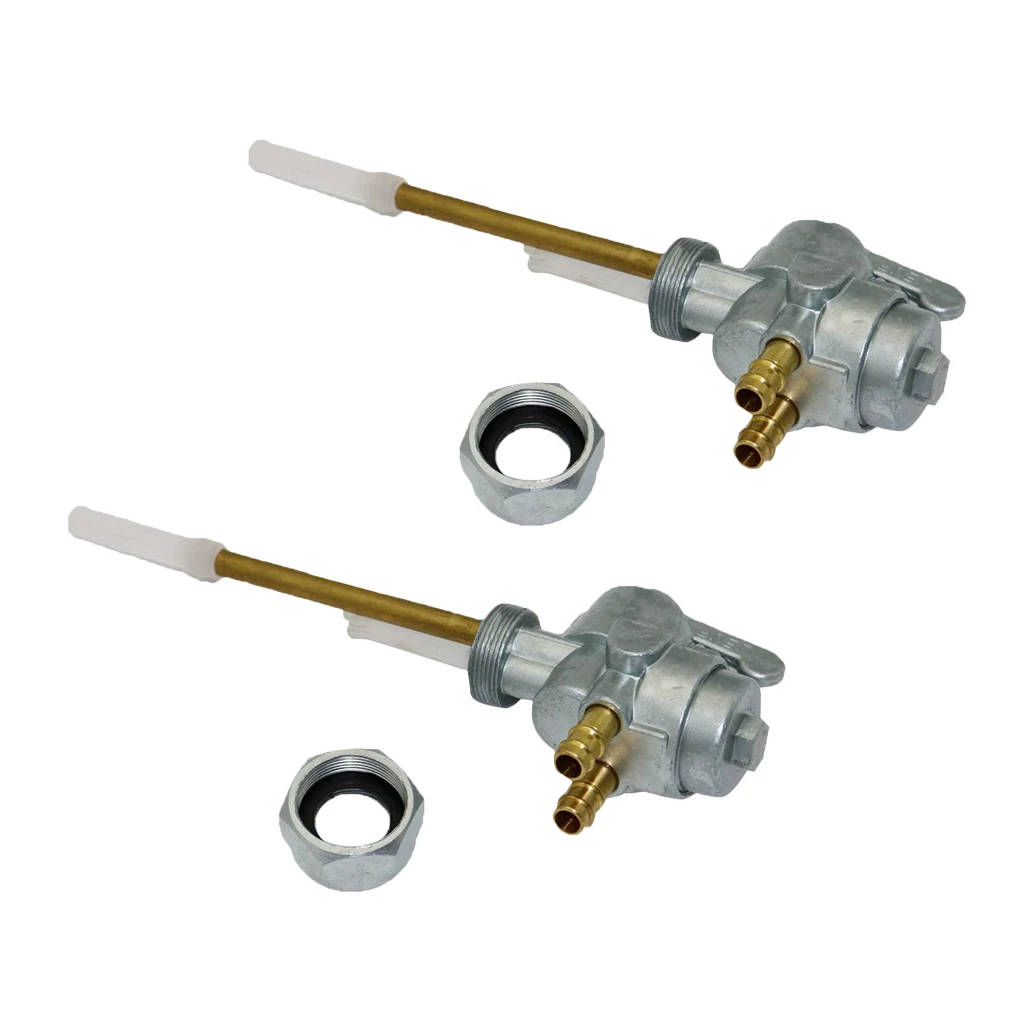 2 Pcs Gas Tank Fuel Valve Petcock Switch For Kawasaki KZ900 KZ1000