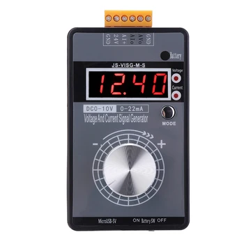 

1Piece Durable Voltage Signal Generator 4-20mA 0-10V Digital Signal Generator 0-20mA Current Transmitter 100*60*25mm