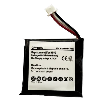 

3.7V 320mAh Battery Replacement for LOGITECH H800 LOGITECHH800 Earphone Headphone Li-Polymer Polymer Rechargeable AHB472625PST