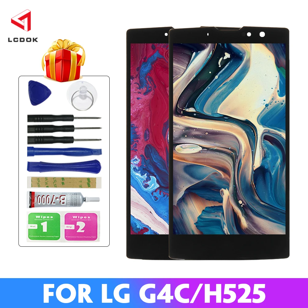 

100% Tested LCD For LG G4c H525N H525 H522Y H520Y H500 H502 LCD Display Touch Screen Digitizer Assembly Panel Replacement Parts