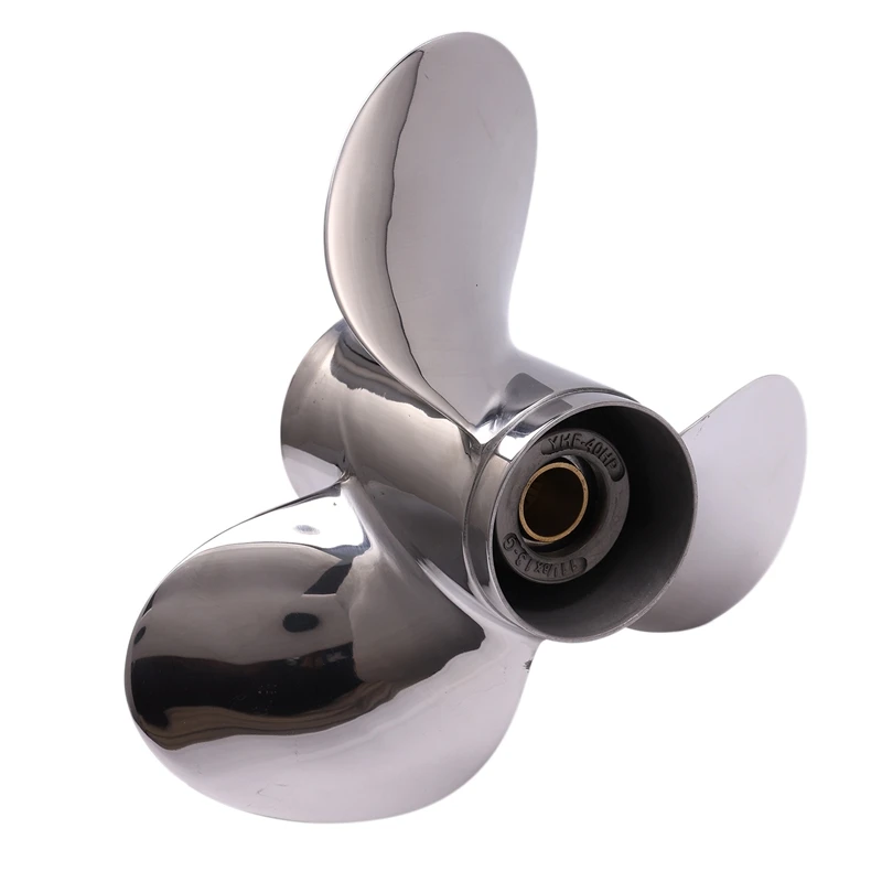 11 1/8X13-G Пропеллер из нержавеющей стали для Yamaha 40Hp 50Hp Подвесной мотор 11 1/8X13-G