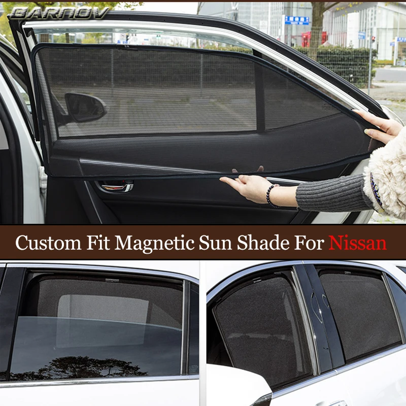 

For Nissan NV200 NV350 D50 D60 R30 R50 T70 T90 M50V / Magnetic Special Curtain Window SunShades Mesh Shade Blind Fully Covered