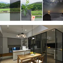 SUNICE, черный, серый цвет, украшение, солнечный оттенок, уединение, низкоотражающий, офисное здание, уединение, модное здание, 60 см X 500 см