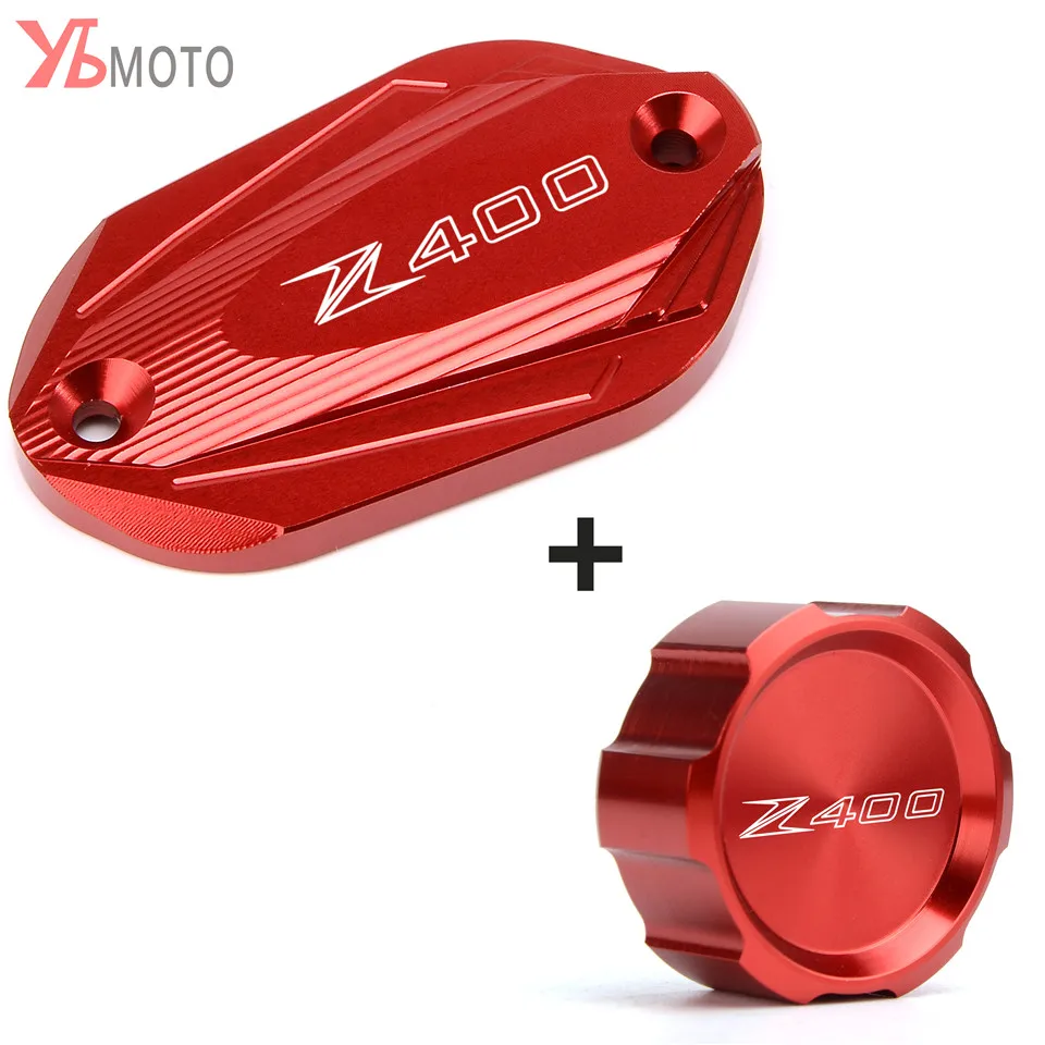 

Motorcycle CNC Front & Rear brake Fluid Cylinder Master Reservoir Cover Cap For Kawasaki Z400 Z 400 NINJA400 2019