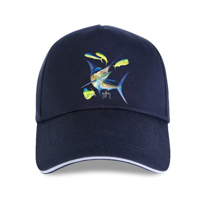 new cap hat Guy Harvey Star Spangled Guy Pocket Fishing Boat Baseball Cap  Black 5XL - AliExpress