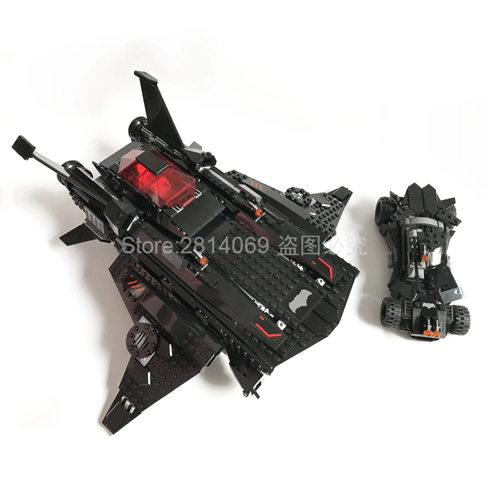 Bela 10846 DC Comic Super Hero Flying Fox Batmobile Airlift Attack Building Blocks Toys Compatible