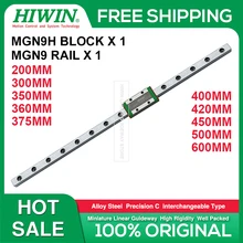 VORON HIWIN Linear Rails MGN9 200 300 350 360 375 400 420 450 500 600mm MGN9 Linear Guide +MGN9H Block Carriage