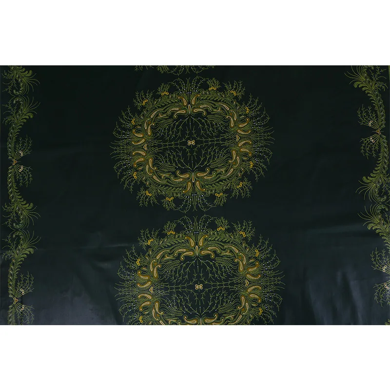 Голландский Воск Ткань обычный хлопок черный Африка швейный материал для платья отличная Геометрическая Анкара Африканский батик с принтами тиссу 6 ярдов