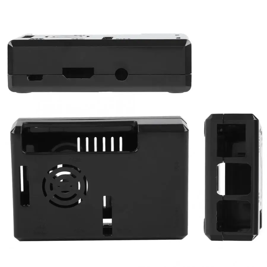 Быстрое рассеивание тепла чехол для Raspberry Pi в черном корпусе для Raspberry Pi Модель B+/3/2 Модель B