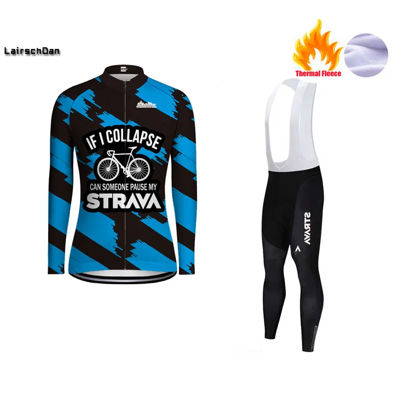 06 SPTGRVO LairschDan strava зимний комплект из Джерси для велоспорта, длинная одежда для велоспорта, одежда из теплого флиса для велоспорта - Цвет: 06