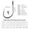 DNDYUJU 100Pcs/Lot 1#--13# Carbon Steel Fishing Hook Fishhooks Durable Pesca Jig Head Fishing Hooks with Hole Carp Fishing ► Photo 2/5