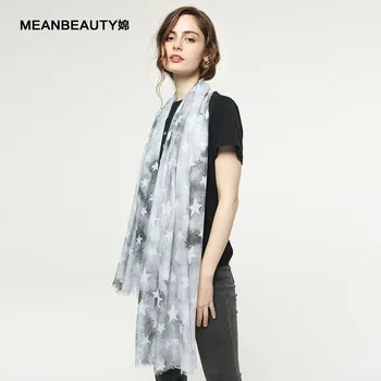 

Printed sheep stick five-star thin women's scarf factory directly for long towels in Europe and the United States