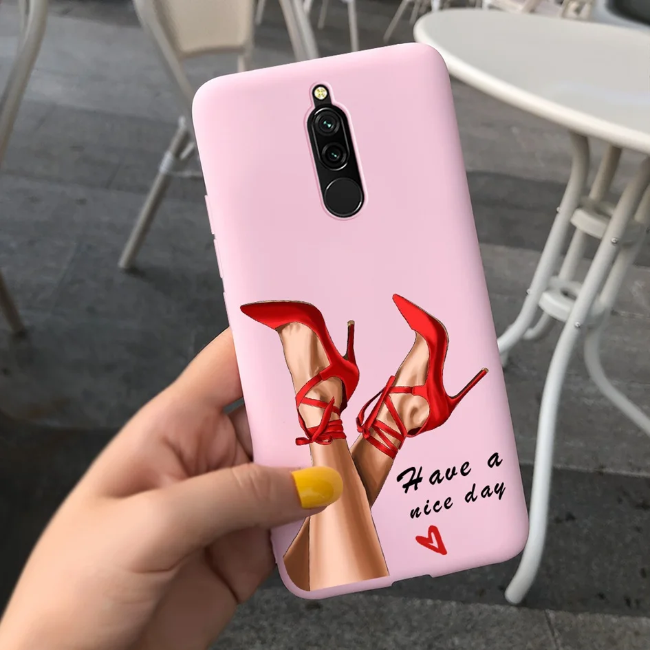 xiaomi leather case charging Ốp Lưng Cho Xiaomi Redmi 8 Trường Hợp Redmi 8A Lưng Coque Hoạt Hình Fundas Mềm TPU Túi Đựng Điện Thoại Cho Xiaomi Redmi 8 8A A8 Redmi8 Ốp Lưng cases for xiaomi blue Cases For Xiaomi