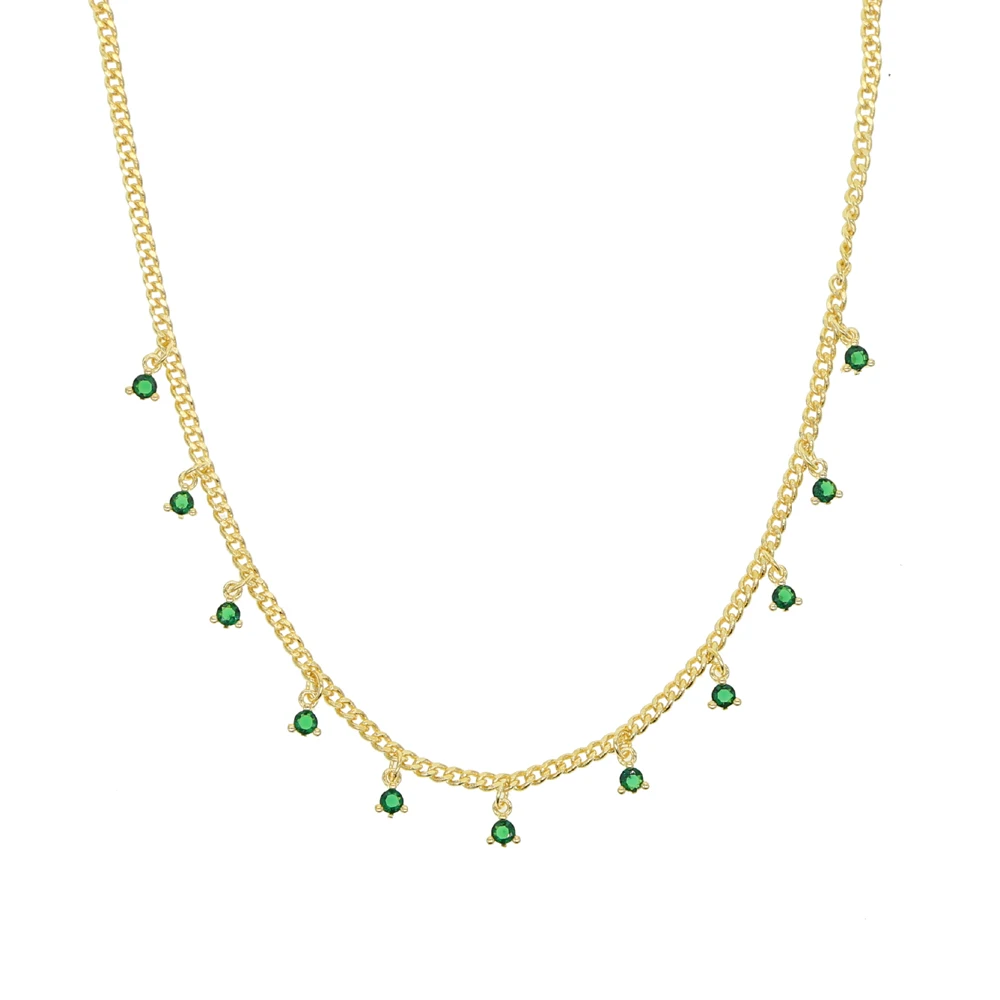 

35+10cm chain hip hop cubic zirconia bling sparking wedding gift women cuban choker chain cz necklace