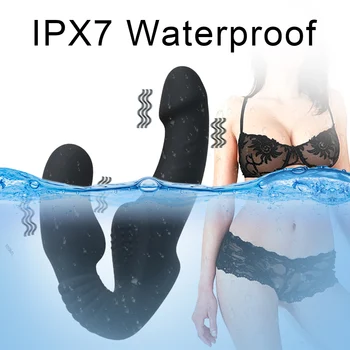 3 IN 1 Vibrator for Women Power Vibrating Anal Vagina Clitoris Stimulator Wearable Couple Strapon dildo Sex Toys for adults 18 5