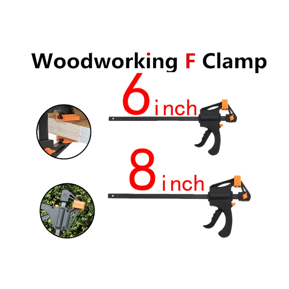 6 дюймов/8 дюймов быстрая трещотка скорость выдавливания деревообрабатывающая Рабочая планка зажим комплект распорка гаджет инструмент DIY Ручная Деревообработка