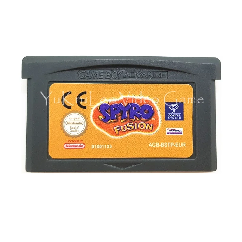 Spyro Fusion Spyro серии 32 бит видеоигры картридж Консоли Карты для nintendo GBA серии консолей английский язык - Цвет: Spyro Fusion