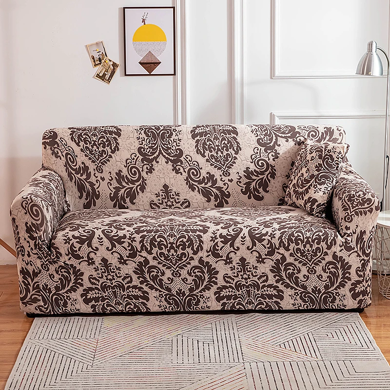 Home Living Luxury Leopard Print Sofa Decor Seat Protector Cover Elastic Slipcover Stretch Couch Cover 1-4 Seaters Sofa Cover 6