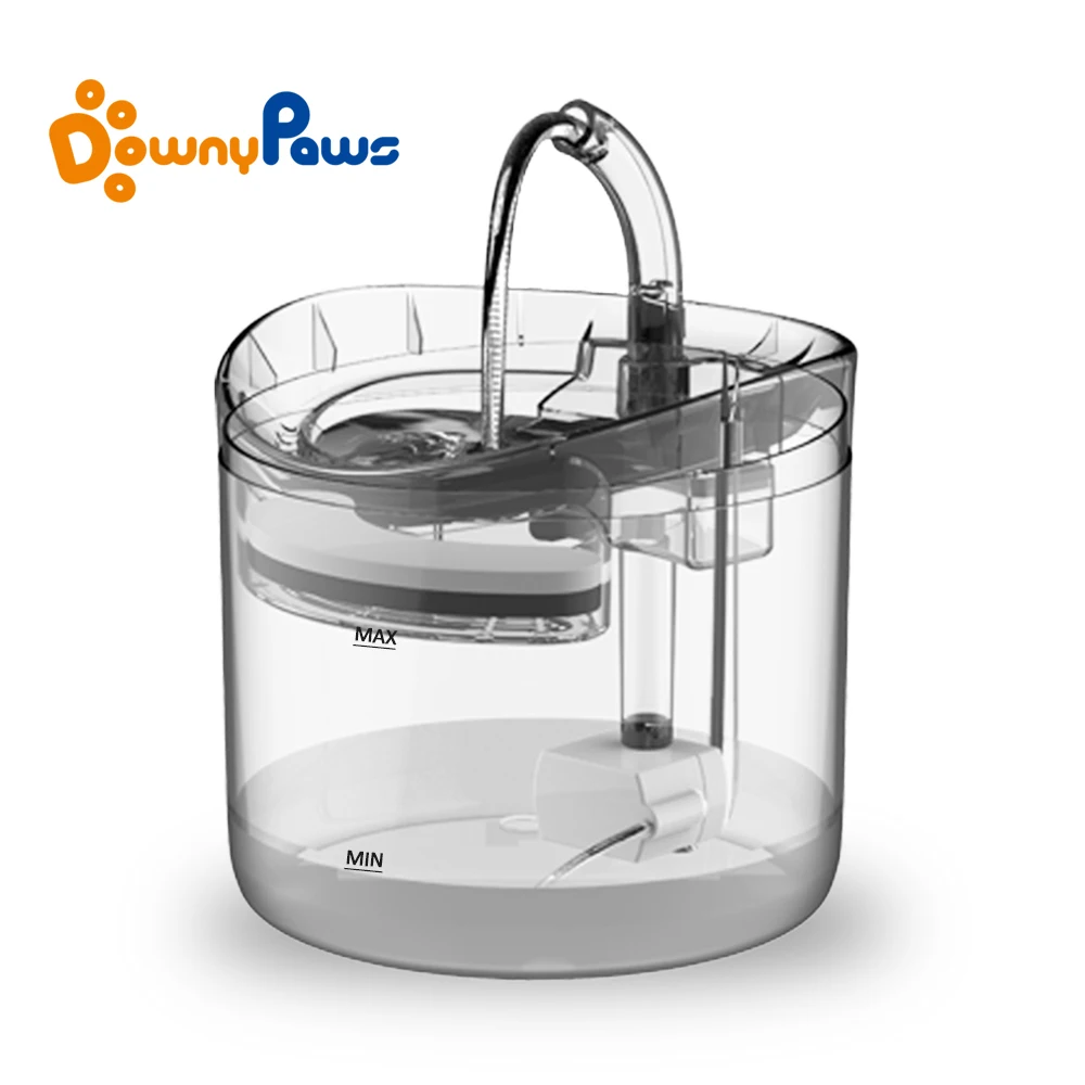 

1.8L Automatic Cat Water Fountain With Faucet Dog Water Dispenser Transparent Drinkers For Cats Pet Drinking Bowl Auto Feeder