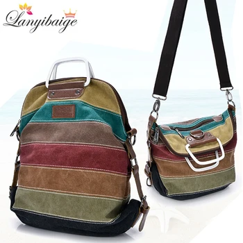 

Canvas Handbags Women High Capacity Crossbody Bags for Women 2020 New Multifunctional Shoulder Bag Lady Travel Handbag Tote Bag