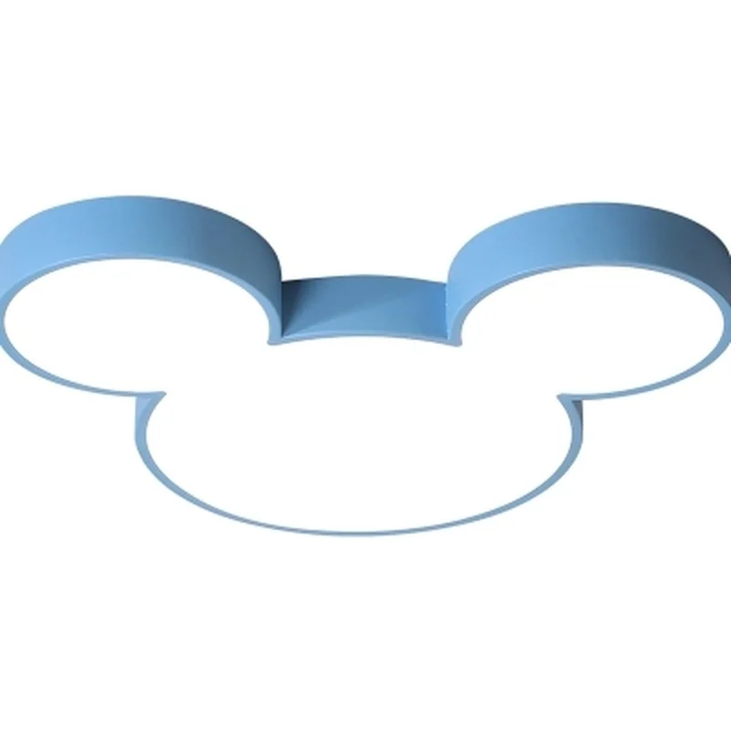 Modern Led Ceiling Lights Creative Color Luminaire Kids Children Bedroom Mickey Fixture Remote Control Lamp Dimmable Lustre | Лампы и