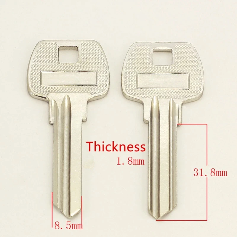 Keychannel 10PCS/LOT A149 House Uncut Key blanks Locksmith Supplies Wholesale Locksmith Keymother Brass House Home Blank Keys keychannel 5pcs tansponder shell chip case for peugeot 5008 citroen renault with hu83 key blade spare car key locksmith tool