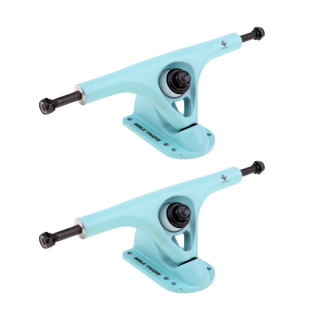 2pcs 7.25''/184mm Universal Replacement Durable Aluminum Alloy Longboard Trucks Set Skateboard Parts