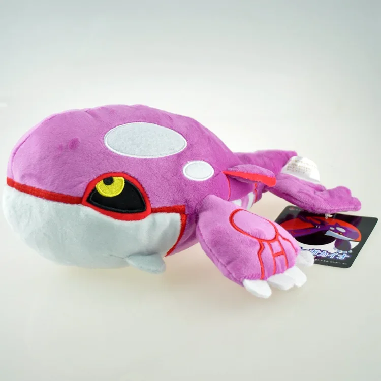 Takara Tomy Kyogre Plush Animal PP Cotton Stuffed Cute Doll Toy Pokemon Children Birthday Christmas Gifts 28cm