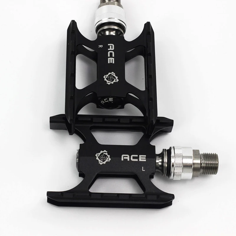 Black Pedal Велосипедные педали TWTOPSE, титановые оси, быстросъемные для велосипеда Brompton, ЧПУ, Легкие педали TI 3, сверхлегкие велосипедные педали - Цвет: Black Pedal