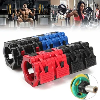 

1 Pair 50MM Crossfit Dumbbells Barbell Clamps Collars Lock Fitness Musculation Standard Weightlifting Dambil Gym Plastic Buckle